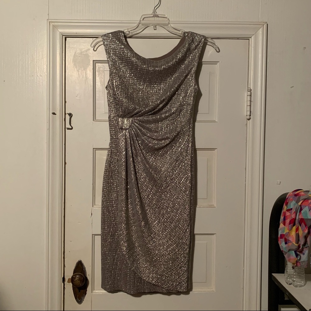 Beautiful silver shimmer dress